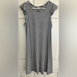 Old Navy black striped flowy dress.